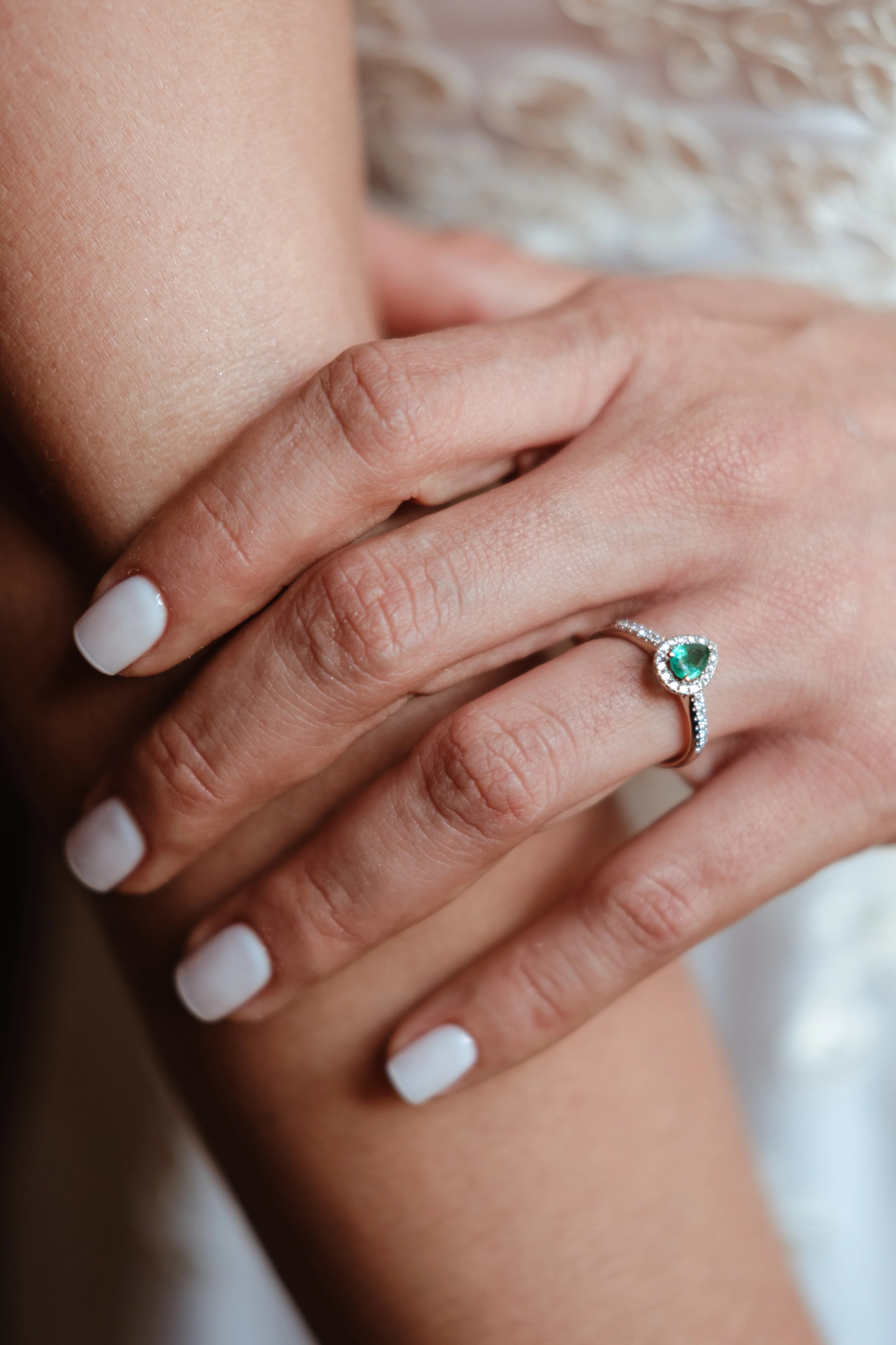 Detalle de anillo de boda en Bucaramanga, Santander
